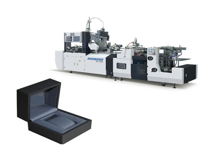 9.57 Kw Automatic Box Maker , Paper Box Manufacturing Machine Easy Operating
